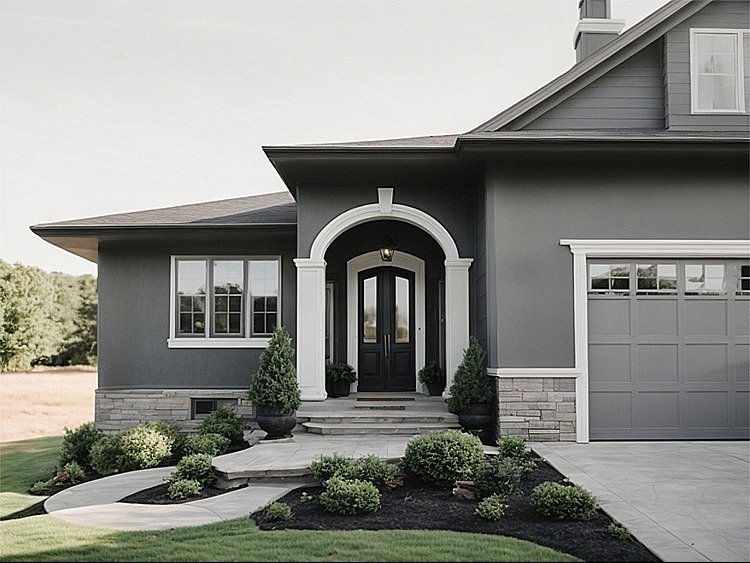 Dark Grey House Colour
