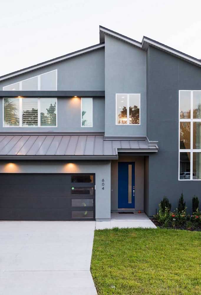 Navy blue house colour