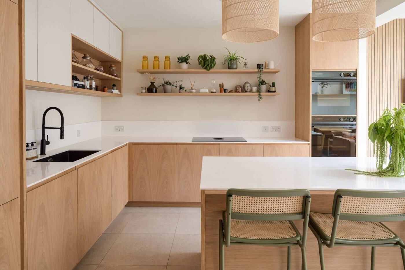 Kitchen Cabinet Trends: Natural Wood Accents