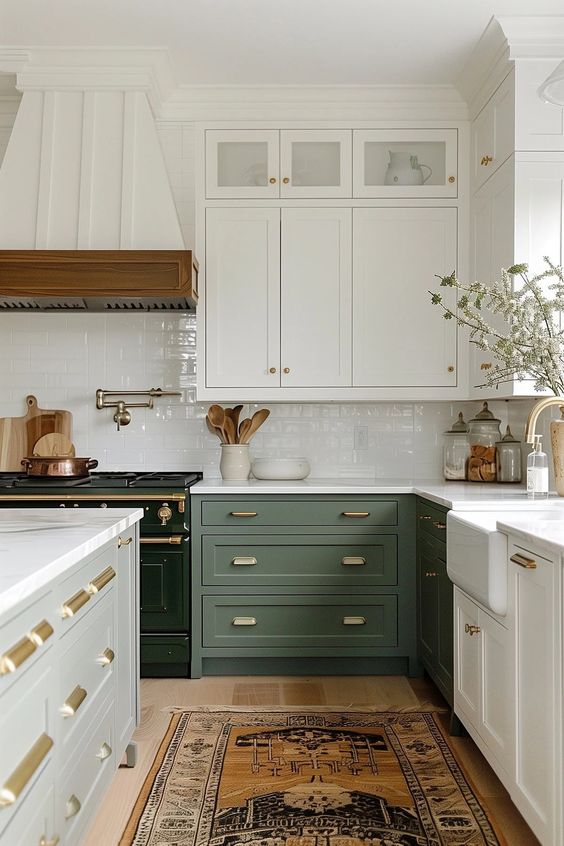 Kitchen Cabinet Trends: two-tones