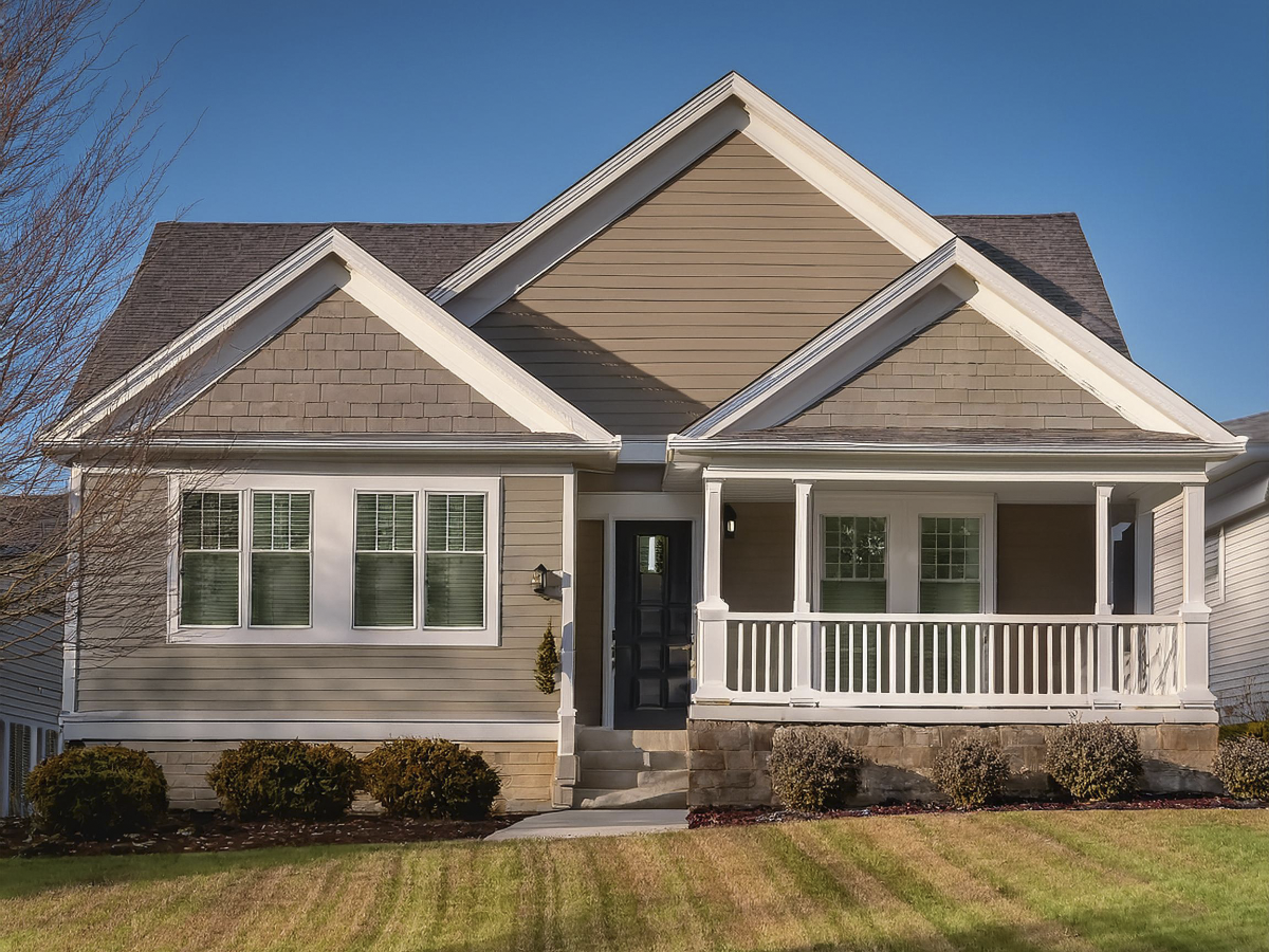 Soft Taupe House exterior