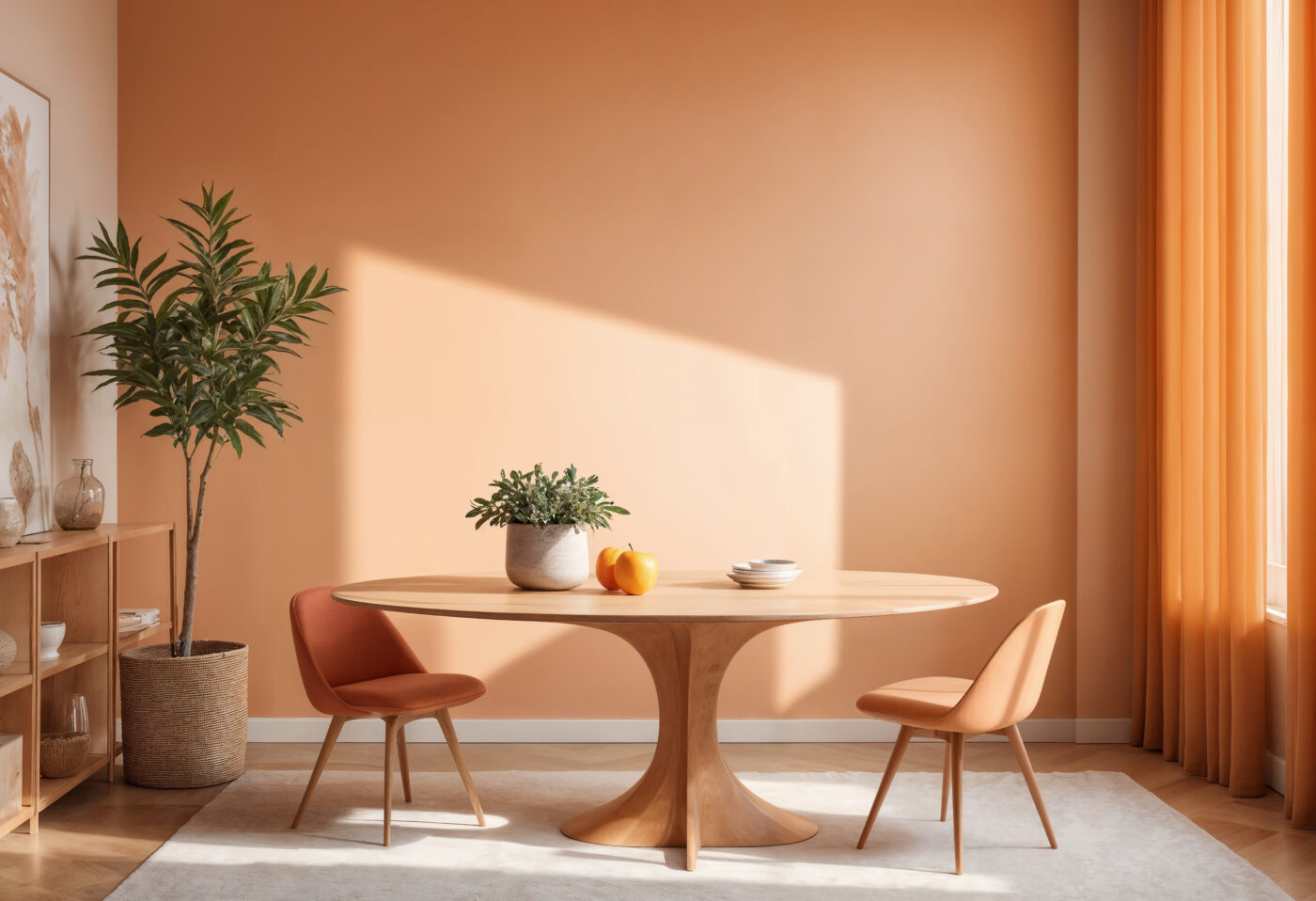  Terracotta Dining room colour